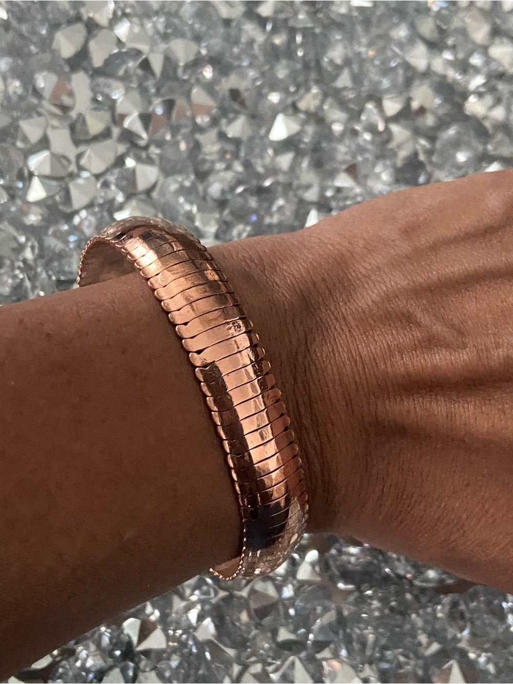 19 Cooper Rose Gold Flexible Stretch Bracelet